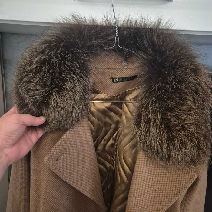 Palton cu blana naturala