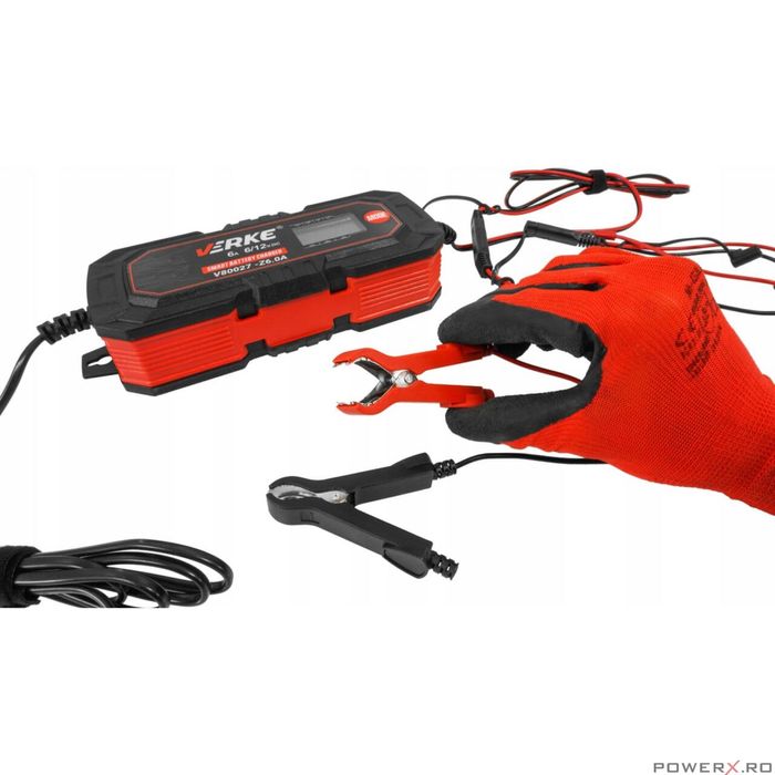 Redresor cu microprocesor, 6/12V Z6.0A, Verke