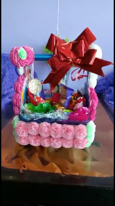 Цифра-корзинка на 5 лет 3в1