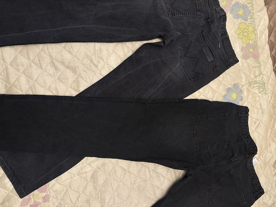 Джинсы черный деним