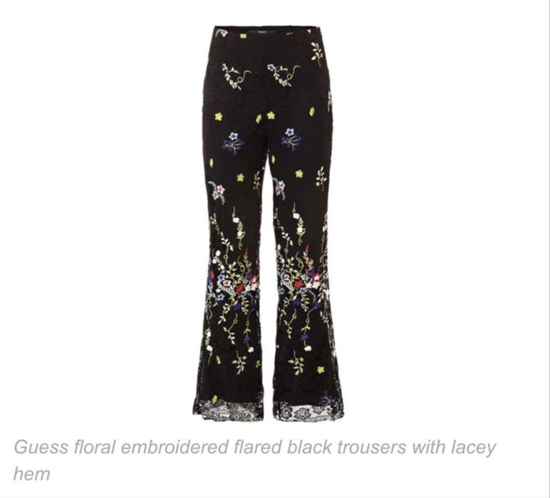 Pantaloni dantela Guess