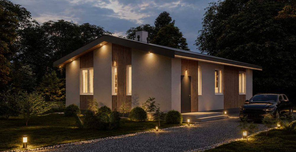 Дом из ЛСТК под ключ — IQONIQ Construction