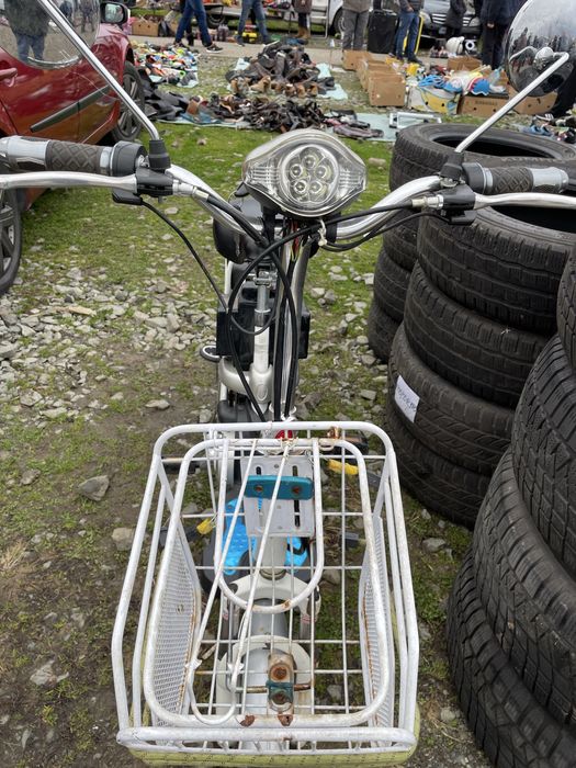 VZTECH ZT-09 Scuter Electric cu Pedale Baterie OK