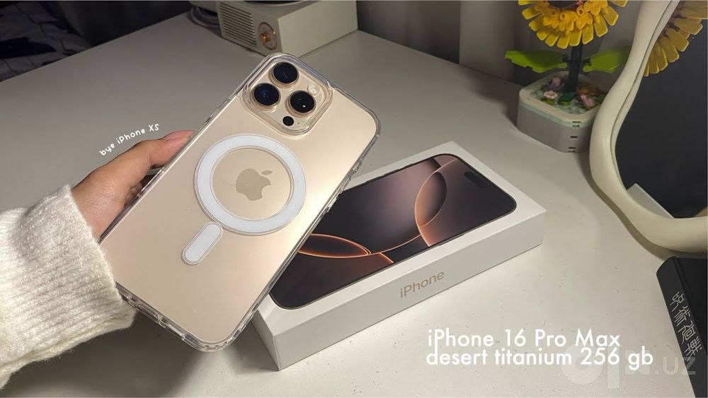 Iphone 16 pro max 256gb Gold Desert