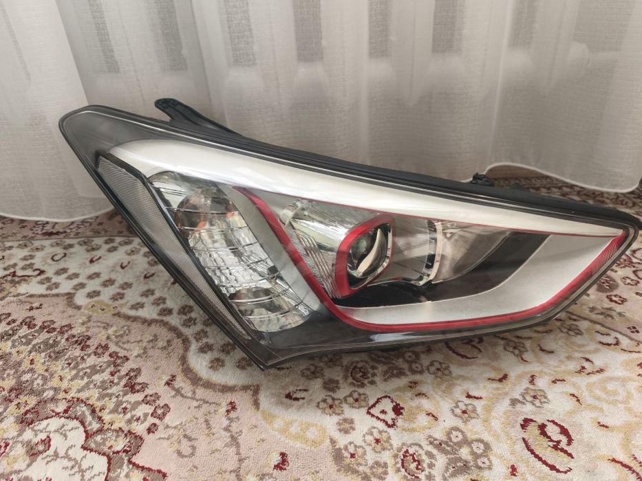 Фара передняя правая Санта фе 2013