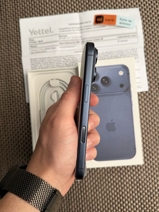 НОВ! *ЛИЗИНГ* iPhone 17 Pro 256Gb Deep Blue 36М ГАРАНЦИЯ