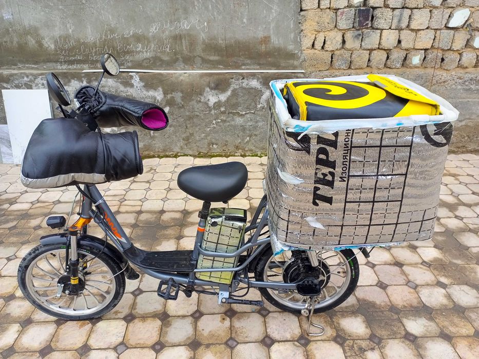 Elektro Velosiped 3 Batareyka Bilan Bonvi 48 v sotiladi