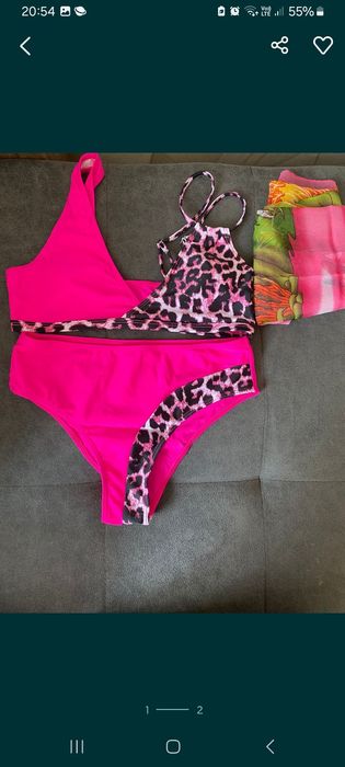 Новый купальник с парео