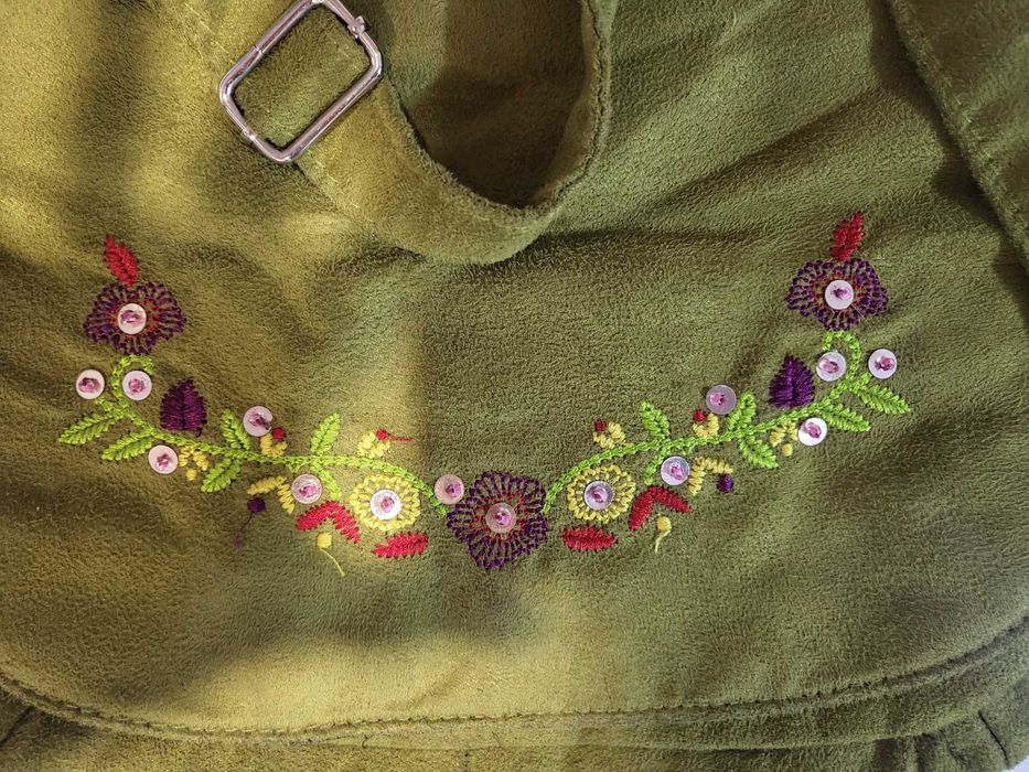 Дамска чанта -зелена