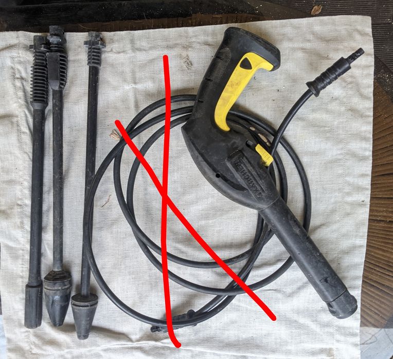Водоструйка Керхер Karcher 2 basic на части