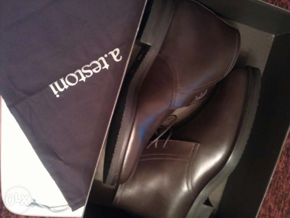 Ботинки Италия зимние ручная работа