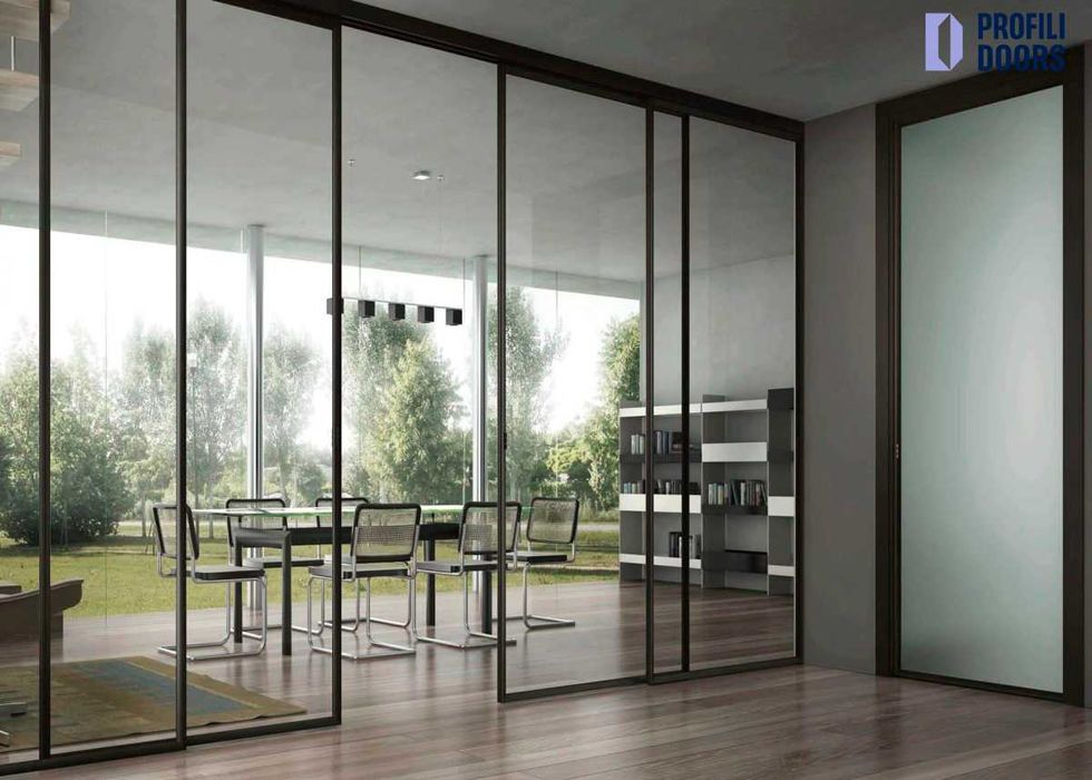 Перегородки и двери в стиле лофт