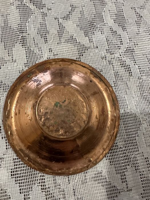 Газена лампа нова+медна паничка