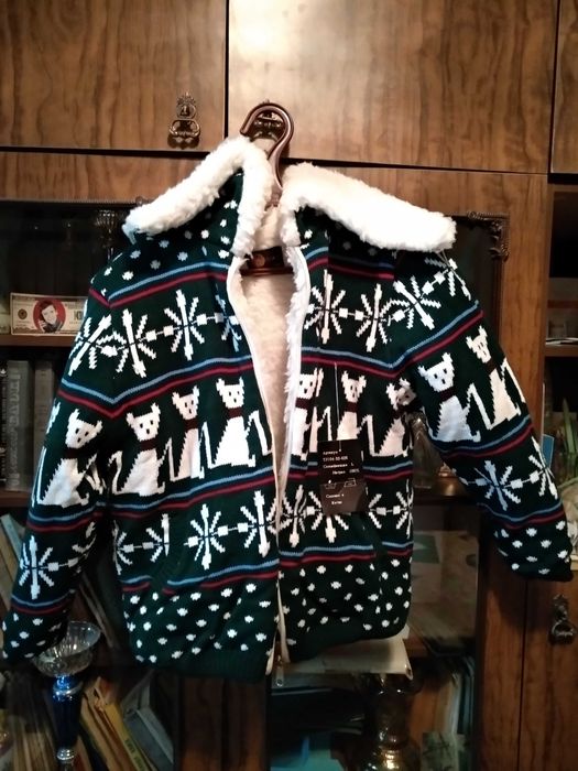 Детская теплая куртка на меху