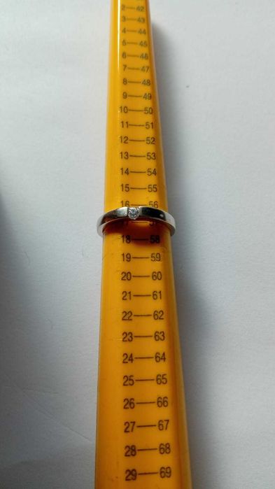 (AG 35) Inel aur alb 18K B.33096 / Garantie 2 ani / 2366 lei