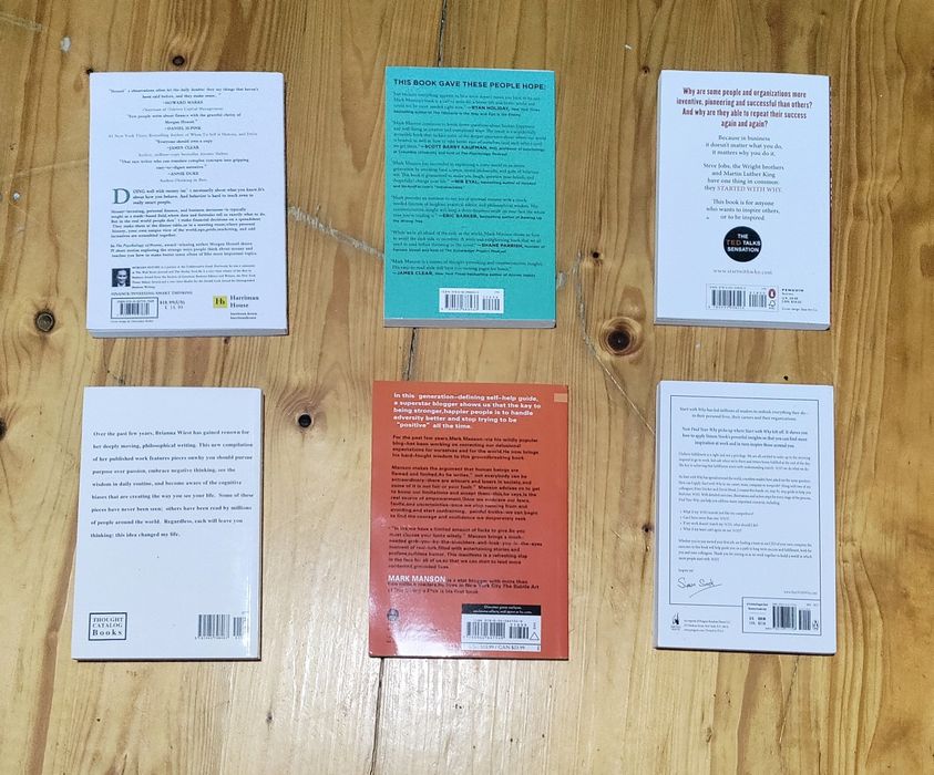 Книги за личностно развитие на английски език в отлично състояние!