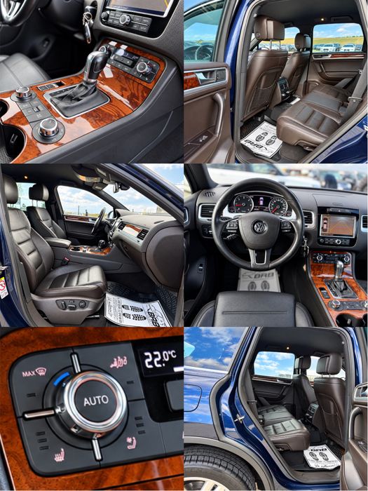 • Vw Touareg 2012 • 3.0 Diesel 4 Motion / Ventilatie / Carlig electric / Line - Side assist / Parc Auto • RATE • Garanție •