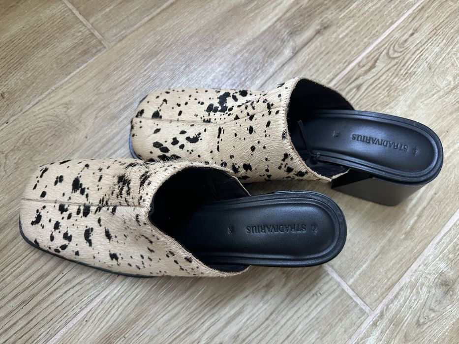 Saboți Stradivarius piele mărimea 38