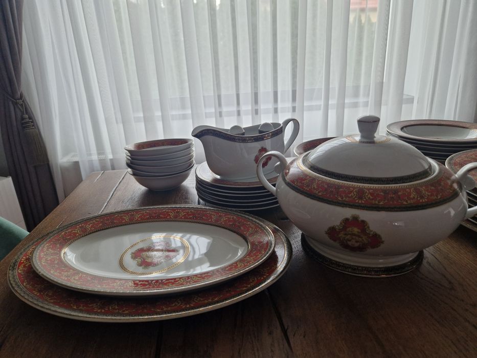 Set porțelan lux Baroque Gold – stil Versace – 6 persoane – nou!