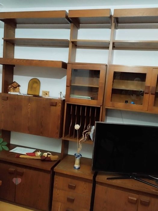 Biblioteca lemn masiv