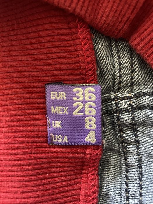 Къси дънки с еластичен колан, размер EUR 36