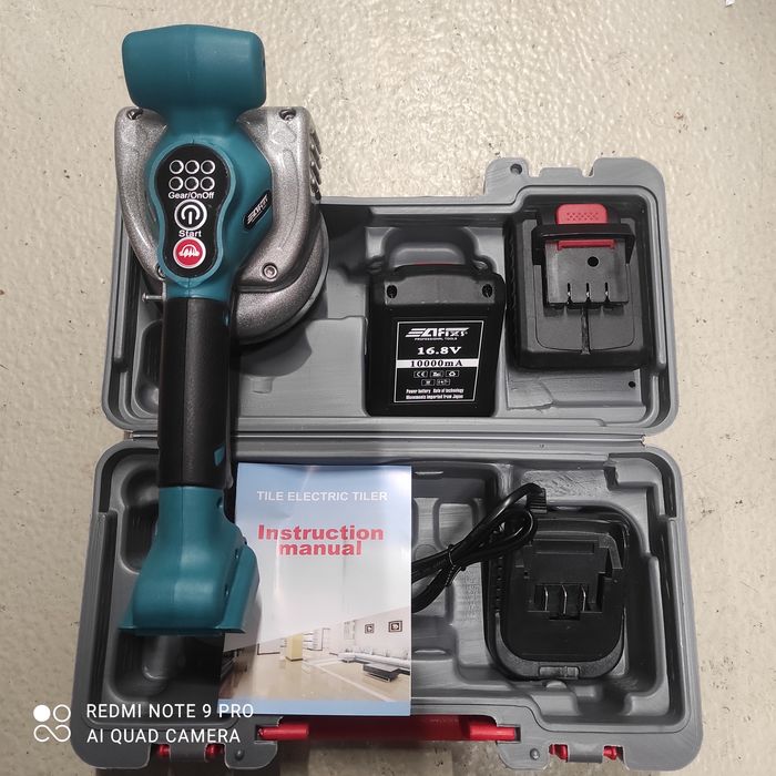 Ventuză vibranta pentru placi ,cu 2 acumulatori. 60kg