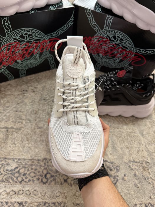 Adidasi Versace Chain Reaction / Medusa / Premium / Full box