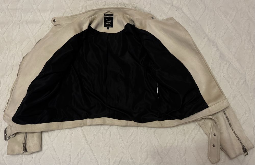 Велурено яке и кожени панталони марка “Zara”,