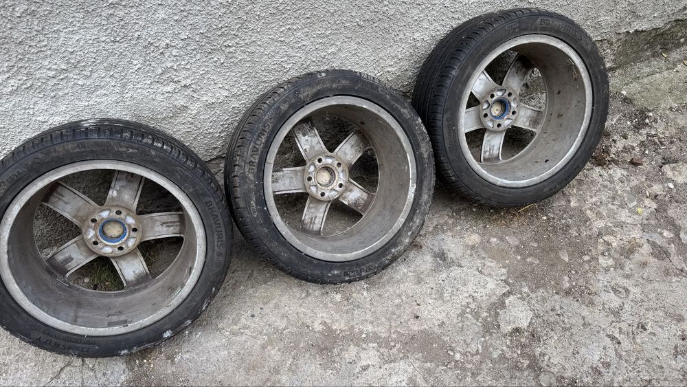 Продавам джанти за Ауди 5x112 с гуми 225/45/17 7j