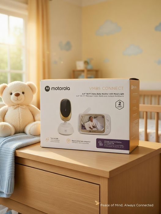 Радионяня Видеоняня Motorola 5 дюйм экран HD 720p Камера + Wi Fi