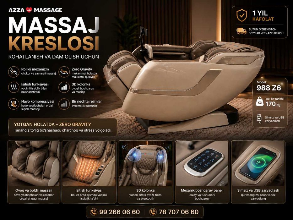 Massaj kreslo 988Z6