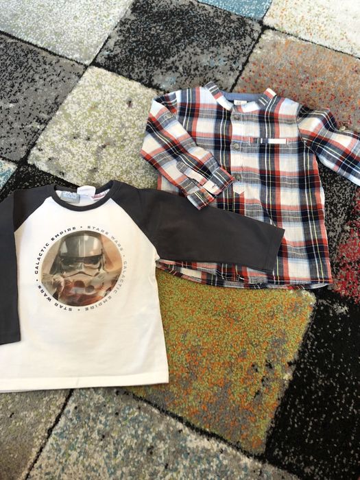 Дънки Next,Zara панталон и блузка,жилетка за 9-12 м 80 см