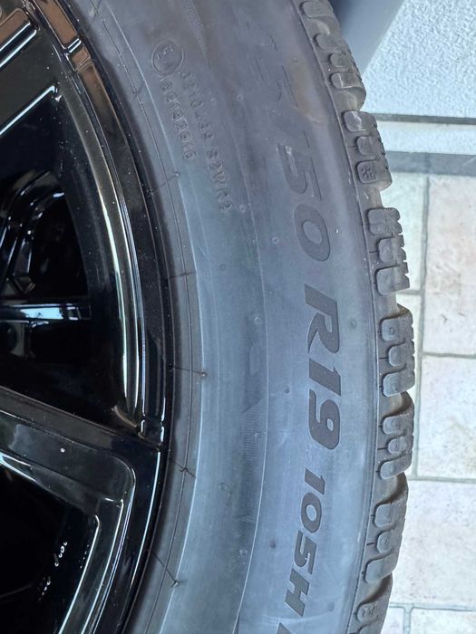 Зимни гуми + джанти PIRELLI P ZERO 245/50/19 на 1000 км пробег-Х3/Х4