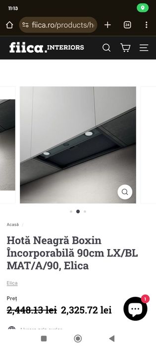 Vand Hotă de Bucatarie