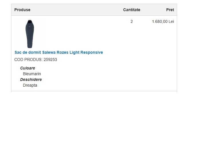 Sac de dormit Salewa Rozes Light Responsive