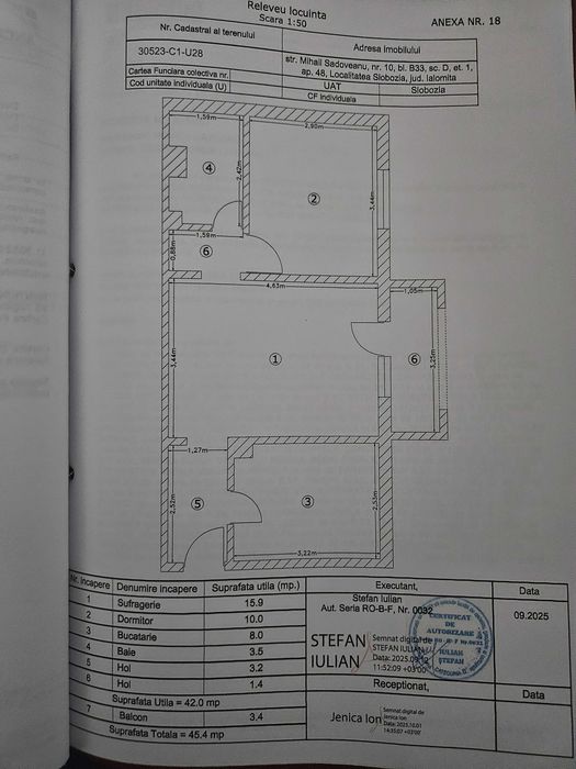 Anunt apartament de vânzare