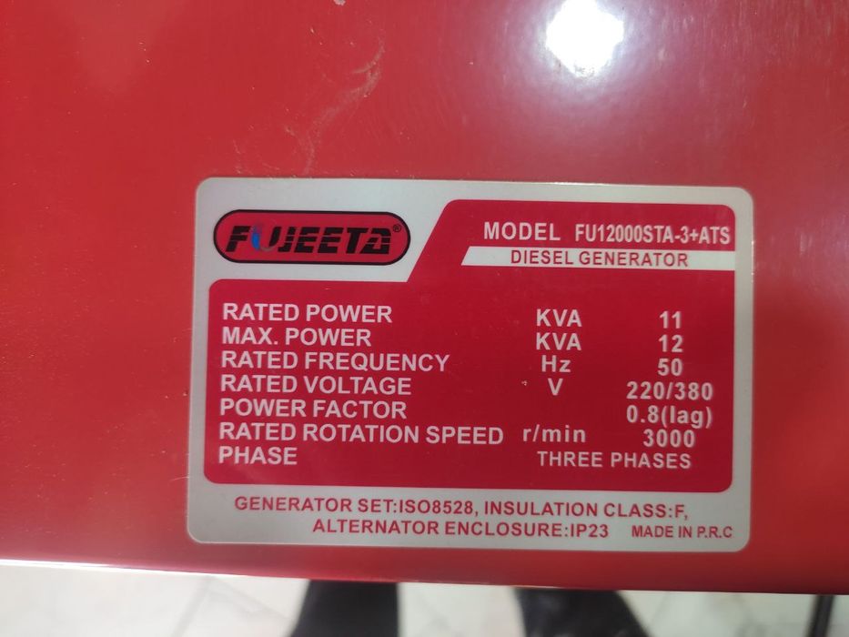 Generator Fujeeta 12kva