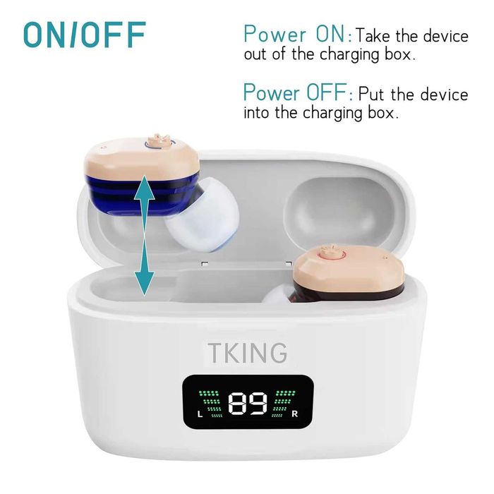 TKING CN127 Акумулаторни слухови апарати тип ITE