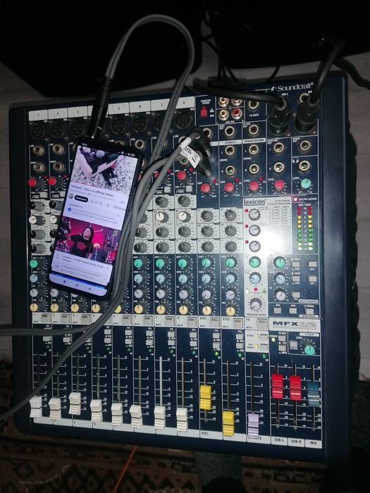 Sistem audio activ dynacord line ,mixer pasiv made in England