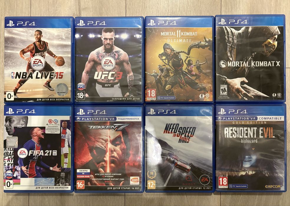 Диски на ps4 / обмен игр
