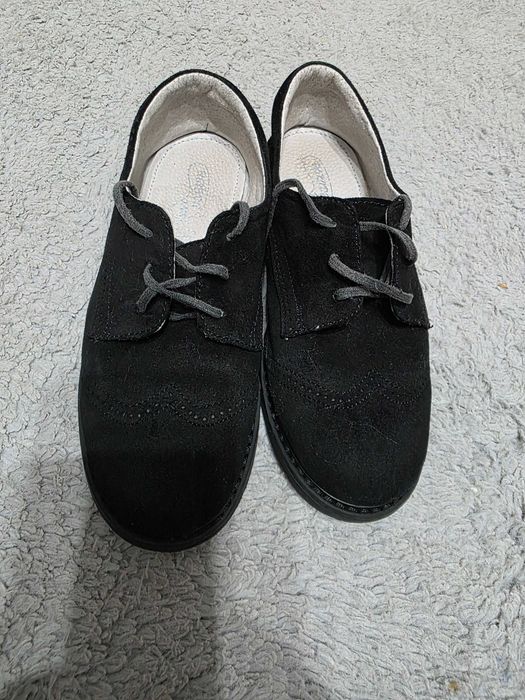 Pantofi piele întoarsă copii