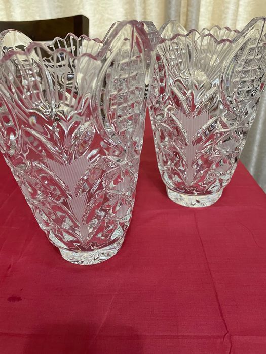 2 шт хрустальные вазы для цветов