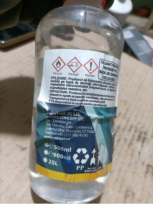 Nitrodiluant vector tip D 002, bluza top