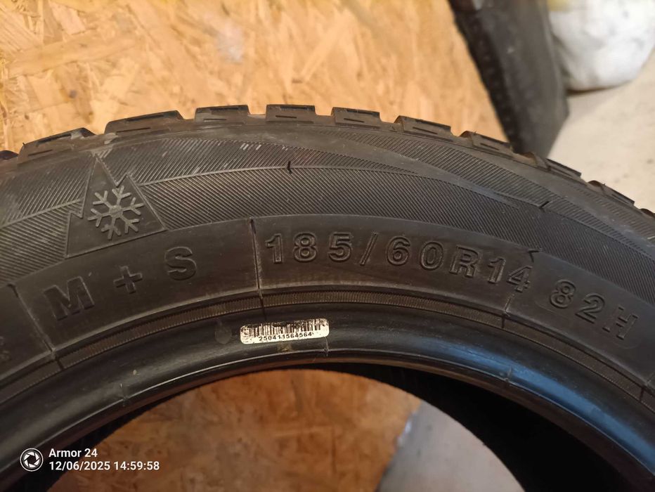 Set 4 anvelope iarnă NEOLIN 185/60 R14 M+S – aproape noi – DOT 2025