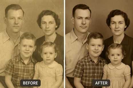 Эски фотосуратларга янги хаёт берамиз!