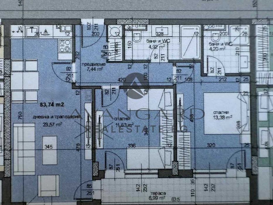 Продава се Тристаен апартамент в Пловдив, Тракия - 95 кв.м за 871 €/кв.м - Снимка #10