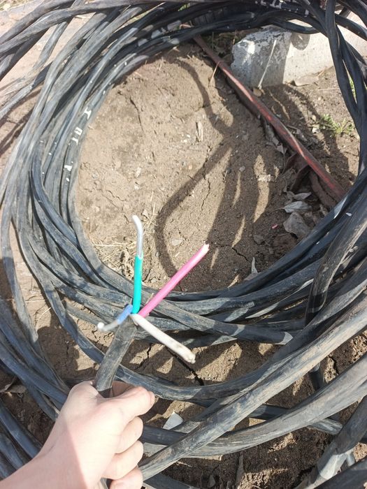 Кабель алюминиевый 55 метров