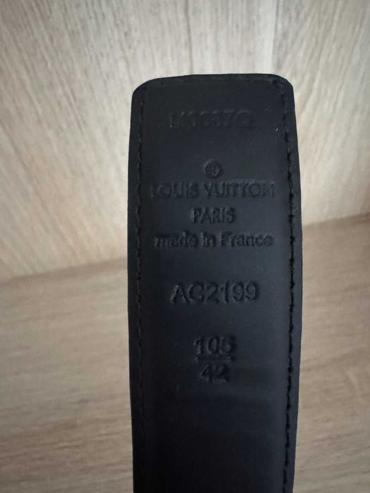 Промо-Louis Vuitton-Чисто нов дамски автентичен двулицев колан 105 см