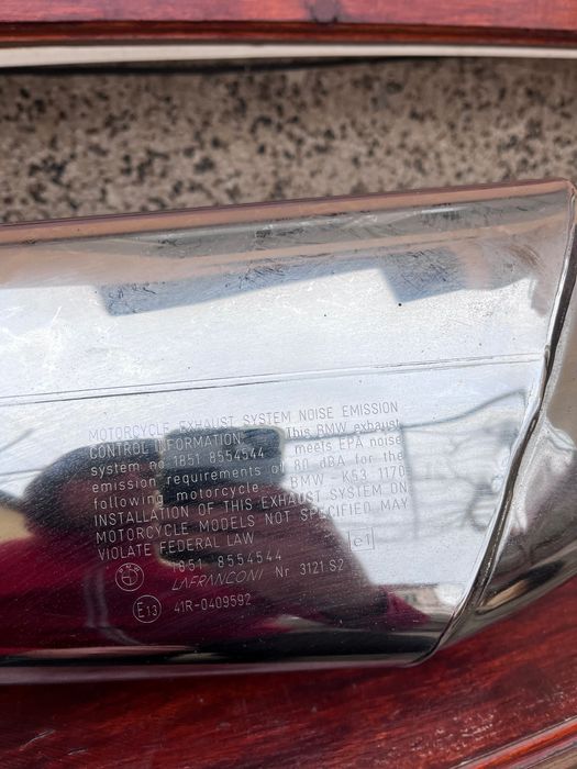 Ауспух bmw r1200r/rs