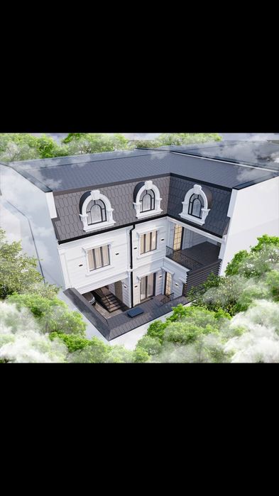 Дом на земле , 4 уровня. В центре города .